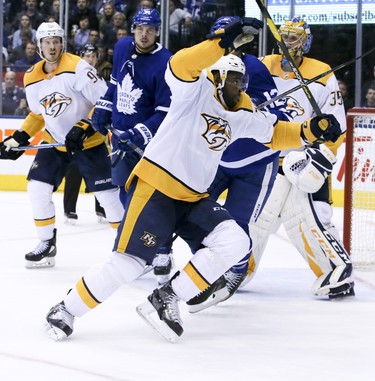 Nashville Predators defenseman P.K. Subban (76) in Toronto on Monday January 7, 2019.The Nashville Predators defeated the Toronto Maple Leafs, 4-0. Veronica Henri/Toronto Sun/Postmedia Network