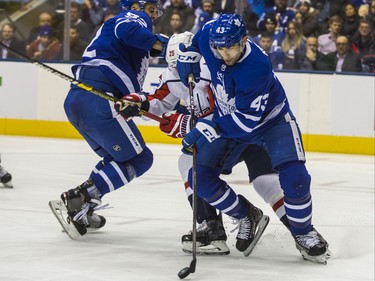 Toronto Maple Leafs Nazem Kadri during 2nd period action against the Washington Capitals at the Scotiabank Arena in Toronto on Wednesday January 23, 2019. Ernest Doroszuk/Toronto Sun/Postmedia