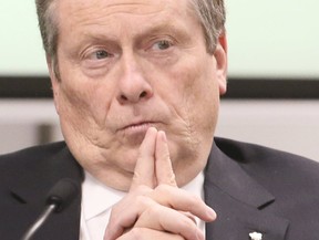 Mayor John Tory on January 23, 2019. Veronica Henri/Toronto Sun