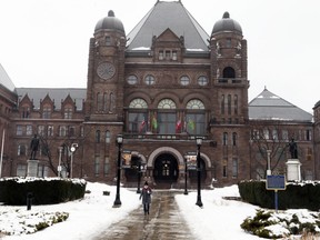 Queen's Park on January 23, 2019. (Veronica Henri/Toronto Sun/Postmedia Network)