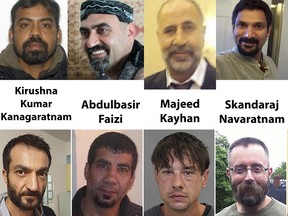 The eight men who were murdered by Bruce McArthur in Toronto.