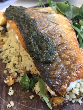 The grilled branzino at Viale Dei Romani in West Hollywood is an exceptional meal that has drawn rave reviews.