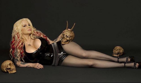 Sabrina Sabrok flashes her demonic bona fides. INSTAGRAM