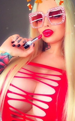 The plasticized pin-up was once religious. INSTAGRAM