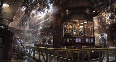 Exotic finds can be found throughout Star Wars: Galaxy’s Edge when it opens in summer 2019 at Disneyland Park in Anaheim, California, and fall 2019 at Disney's Hollywood Studios in Lake Buena Vista, Florida. In the Droid Depot at Star Wars: Galaxy’s Edge, guests will be able to build their own personal droids. (Disney Parks)
