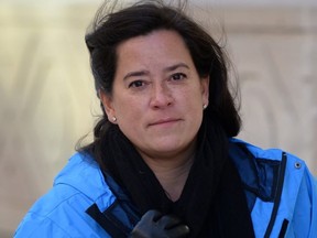 Former Liberal justice minister Jody Wilson-Raybould walks to Parliament Hill in Ottawa onFeb. 26, 2019. (The Canadian Press)