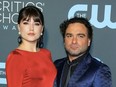 Actor Johnny Galecki and Alaina Meyer arrive for the 24th Critics' Choice Awards at Barker Hangar Santa Monica airport on January 13, 2019 in Santa Monica, California.