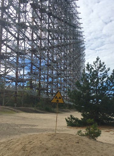 The massive Radar Duga-1, a secret military installation designed to detect incoming missiles from the U.S., located inside the Chornobyl disaster exclusion zone in Ukraine. (Chris Doucette/Toronto Sun/Postmedia Network)