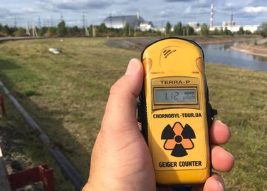 Inside the exclusion zone at the Chornobyl power plant, expect your geiger counter to start beeping as you get closer to Reactor number four — site of the world's worst nuclear disaster in 1986. (Chris Doucette/Toronto Sun/Postmedia Network)