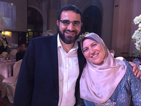 Yasser Ahmed Albaz and his wife Safaa Elashmawy are seen in an undated handout photo. (THE CANADIAN PRESS/HO-Safaa Elashmawy)