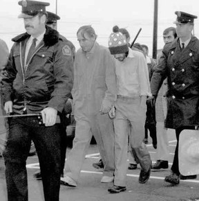 Cop killers James Hutchison and Richard Ambrose were sentenced to hang in 1975. Hutchinson is dead, Ambrose has been in and out of prison. Canada abolished the death penalty the next year. THE CANADIAN PRESS