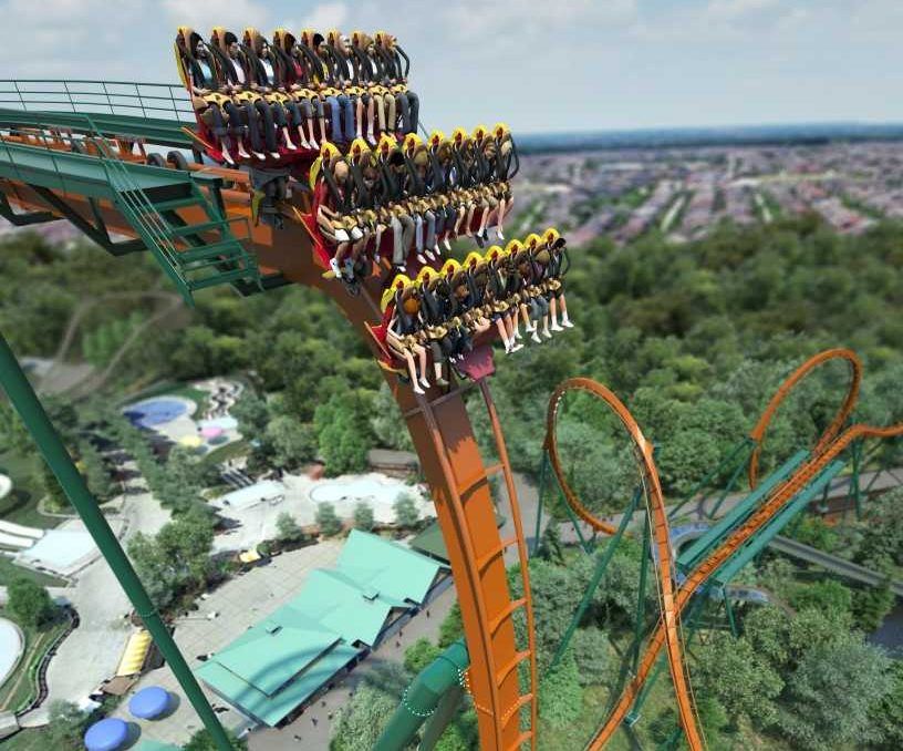 Canada s Wonderland offers rides on record breaking roller coaster