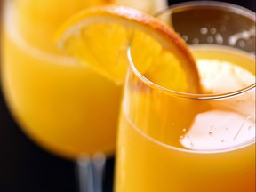 Close up of two mimosas
