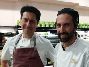 Celebrity chef Claudio Aprile joins executive chef Roberto Granata at Coppa"s Fresh Market on York St. to create delicious foods for the ever-expanding community in downtown Toronto.
