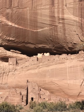 The White House ruins in the Canyon de Chelly National Monument is considered a sacred site by the Navajo Nation, who offer guided tours to visitors to view them. (Kim Pemberton photo)