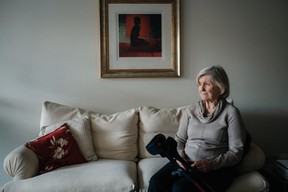 Jenny MacKenize, a retired senior citizen from Vancouver, is on a lengthy health care waiting list for surgery.