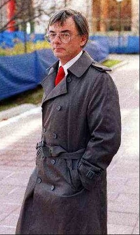 Blair Evans, convicted numerous times on child pornography charges, outside an Ottawa court in the 1990s. POSTMEDIA