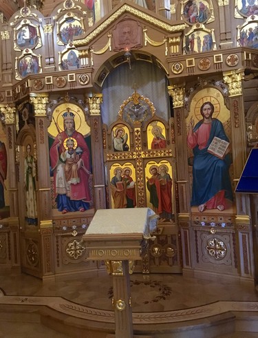 The lavish mansion where former Ukrainian president Viktor Yanukovych lived with his mistress until his ouster in 2014 includes its own chapel. (Chris Doucette/Toronto Sun/Postmedia Network)