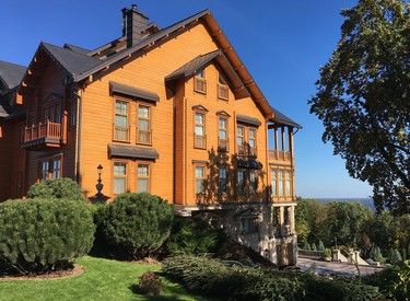 The lavish estate, known as Mezhyhirya Residence, where former Ukrainian president Viktor Yanukovych lived with his mistress until his ouster in 2014, includes the Honka club house built by a Finnish company for about $9.5 million. (Chris Doucette/Toronto Sun/Postmedia Network)