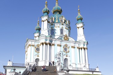 St. Andrews Church in Kyiv, Ukraine. (Chris Doucette/Toronto Sun/Postmedia Network)