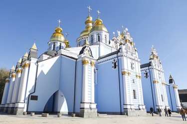 St. Michael's Golden-Domed Cathedral in Kyiv, Ukraine. (Chris Doucette/Toronto Sun/Postmedia Network)