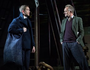 Oliver Savile and Sting perform in The Last Ship