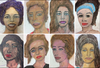Serial killer Samuel Little created these drawing to help the FBI identify his victims. FBI