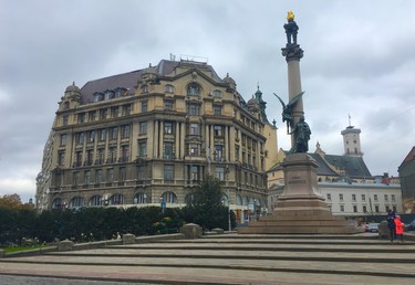 The bustling city of Lviv is known as the jewel of Western Ukraine. (Chris Doucette/Toronto Sun/Postmedia Network)