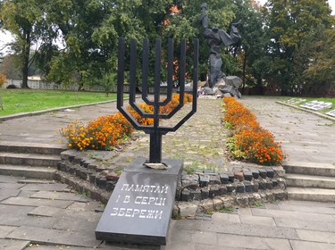 A memorial to the many Jews who lived in the Lvov ghetto in Lviv, Ukraine, one of the largest Jewish ghettos set up by Nazi Germany during the Second World War. (Chris Doucette/Toronto Sun/Postmedia Network)