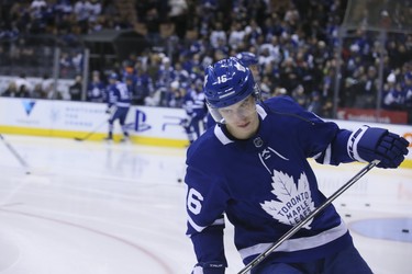 Maple Leafs winger Mitch Marner is set to become a restricted free agent. VERONICA HENRI/TORONTO SUN