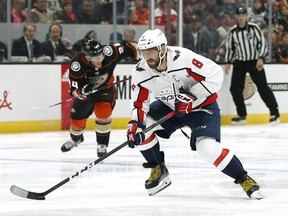 Alex Ovechkin and the Washington Capitals are in Toronto to face the Maple Leafs on Thursday night. (Katharine Lotze/Getty Images)