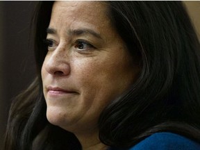 Jody Wilson-Raybould appears at the House of Commons Justice Committee on Parliament Hill in Ottawa on Wednesday, Feb. 27, 2019.