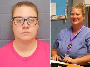 School nurse Samantha Marsh, 33, allegedly performed oral sex on teen boys in the back of her van.
