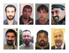 Serial killer Bruce McArthur’s victims are shown in these Toronto Police Service handout photos. Top row (left to right) are Selim Esen, Soroush Mahmudi, Dean Lisowick and Abdulbasir Faizi. Bottom row (left to right) are Skandaraj Navaratnam, Andrew Kinsman, Kirushna Kanagaratnam and Majeed Kayhan.