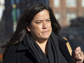 Liberal MP Jody Wilson-Raybould leaves the Parliament buildings following Question Period in Ottawa, Tuesday, February 19, 2019. The House of Commons justice committee will begin hearings today into the allegation that the Prime Minister's Office improperly pressured former attorney general Jody Wilson-Raybould to help Montreal engineering giant SNC-Lavalin avoid criminal prosecution.