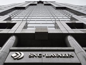 SNC-Lavalin headquarters in Montreal on November 6, 2014. (THE CANADIAN PRESS/Paul Chiasson)