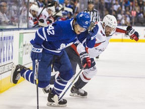Trevor Moore wasll called up to face the Sabres on Monday night. Ernest Doroszuk/Toronto Sun/Postmedia