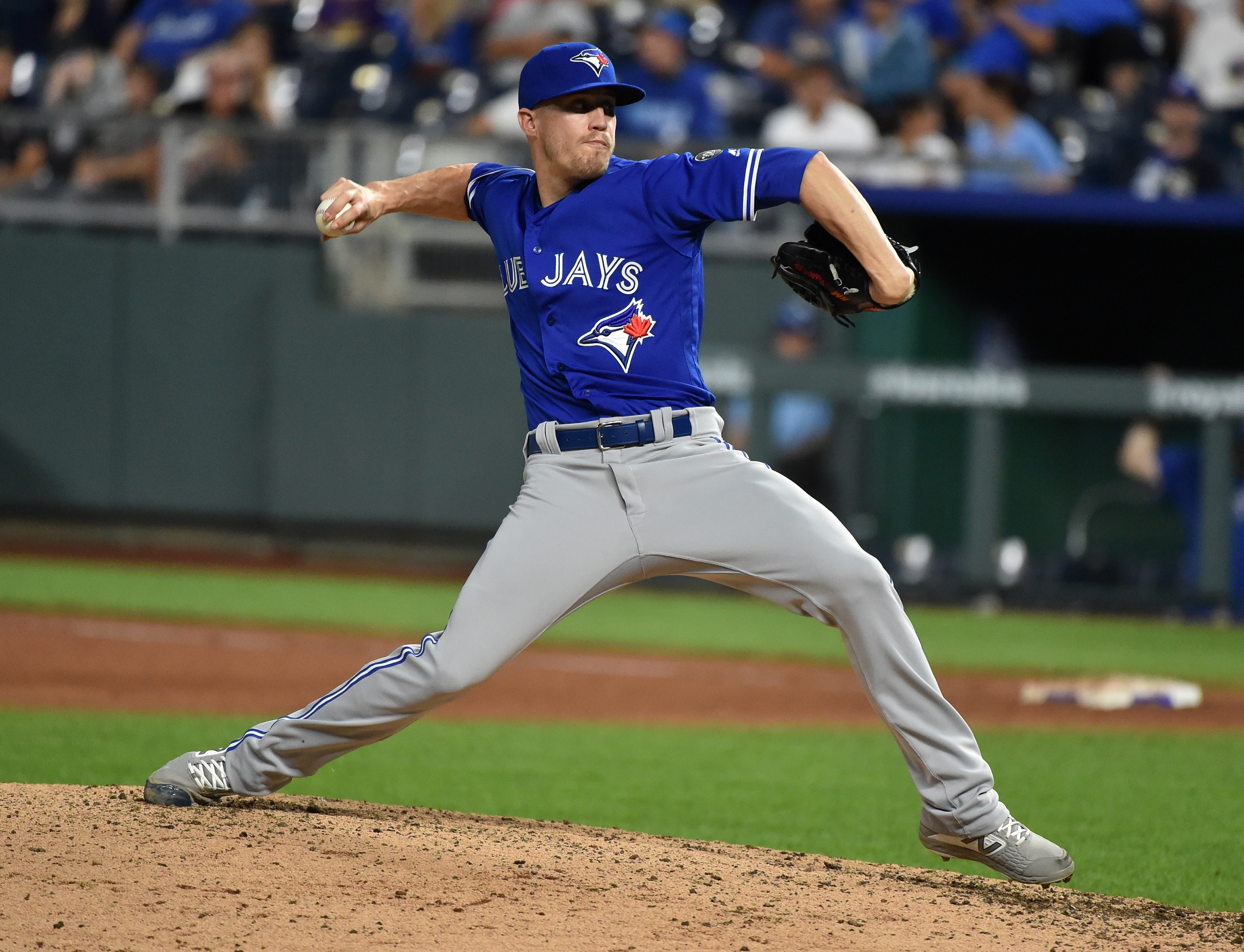 Blue Jays acquire pitcher Jason Adam from Royals for cash considerations