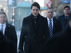 Canada's Prime Minister Prime Minister Justin Trudeau at a news conference in Ottawa on  March 7, 2019. (Getty Images)