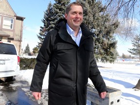 PC leader Andrew Scheer in Mississauga on March 6, 2019. (Dave Abel, Toronto Sun)