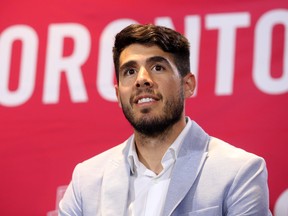 Toronto FC's new Designated Player Alejandro Pozuelo should be in action on Friday. (DAVE ABEL/Toronto Sun)