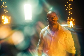 Ricky Whittle as Shadow Moon in a scene from American Gods Season 2.