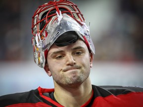 Christian Del Bianco and the Calgary Roughnecks beat the Toronto Rock on Saturday night. Al Charest/Postmedia Network files