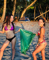 The Bikini Beach Cleanup group meet to pick-up trash on the beaches of Florida. INSTAGRAM