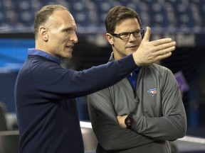 Mark Shapiro and Ross Atkins. CRAIG ROBERTSON/SUN FILE