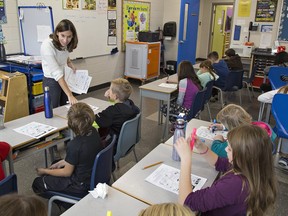 Classroom in Brantford, Ont.