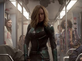 Captain Marvel (Brie Larson) in "Captain Marvel." Chuck Zlotnick, Film Frame/Marvel Studios/Walt Disney Studios Motion Pictures