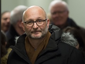 Justice Minister David Lametti leaves a caucus meeting on Parliament Hill in Ottawa on Wednesday, Feb. 27, 2019.
