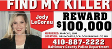 For 23 years, her twin sister has sought to bring the killer of Jody LeCornu to justice. 