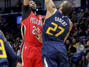 The Raptors take on Anthony Davis and the New Orleans Pelicans on Friday night. (AP)